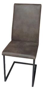 Jedálenská stolička DANA čierna/hnedá