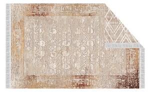 TEMPO Obojstranný koberec, béžová/vzor, NESRIN Rozmer: 180x270 cm
