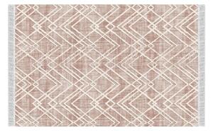 TEMPO Obojstranný koberec, béžová/vzor, NESRIN Rozmer: 80x150 cm