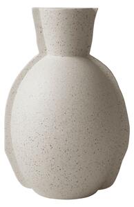 Keramická váza Edge Cream Dot 30 cm