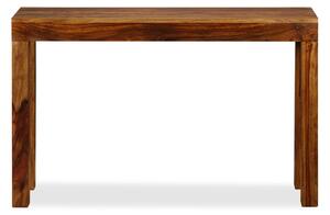 Konzolový stolík, drevený masív sheesham, 120x35x75 cm