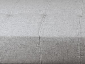 Rohová sedacia súprava Lorenzo P, sivá ekokoža/sivá tkanina