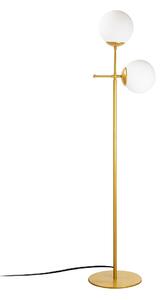 Dizajnová stojanová lampa Parisa 174 cm zlatá