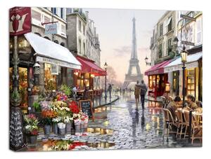 Obraz Styler Canvas Watercolor Paris I, 85 × 113 cm