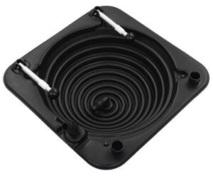 Solárny ohrievač vody v bazéne 75x75x36 cm HDPE a hliník