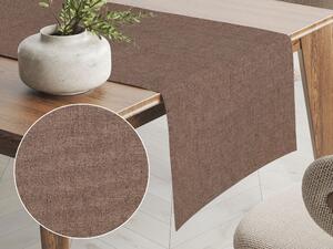 Biante Dekoračný behúň na stôl Porto PRT-016 Hnedá režná 35x160 cm