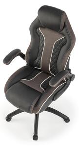Kancelárska stolička HAMLET - čierna / sivá