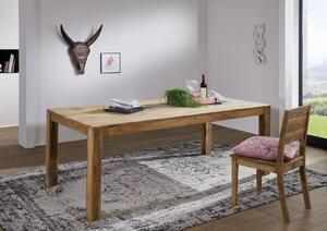 NEAPOL Jedálenský stôl 200x100x76, morený, palisander