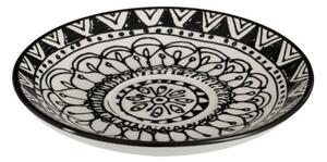 Šálka s tanierikom Mono Boho - 14 * 11 * 7cm - J-Line by Jolipa