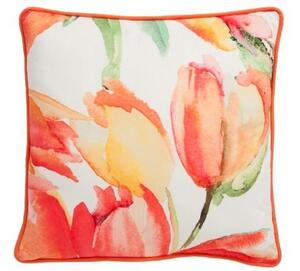 Vankúš s výplňou s tulipánmi - 45 * 45cm - J-Line by Jolipa