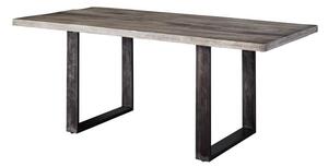 STEEL Jedálenský stôl 170x90x76, lakovaný, mango,prírodná