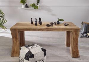 OXANA Jedálenský stôl 180x90x78, neošetrený, teak,prírodná