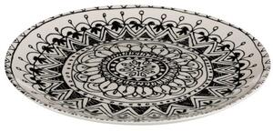 Jedálenský tanier Mono Boho - Ø 28 * 3cm - J-Line by Jolipa