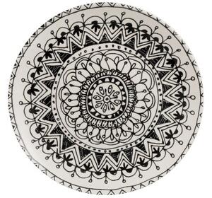 Jedálenský tanier Mono Boho - Ø 28 * 3cm - J-Line by Jolipa