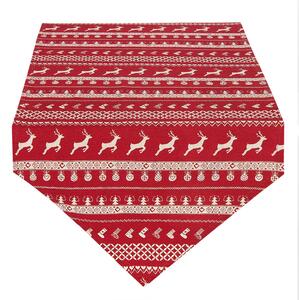 Behúň na stôl Nordic Christmas - 50*160 cm - Clayre & Eef