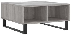 Konferenčný stolík sivý sonoma 60x60x30 cm kompozitné drevo