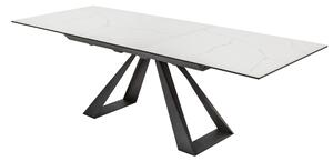 Jedálenský stôl HARMONY 180-230 cm - biela