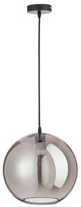 Závesné sklenené dymové svetlo Ball silver - Ø 30 * 210 cm - J-Line by Jolipa