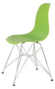 2 kusy, stolička, zelená, ANISA 2 NEW