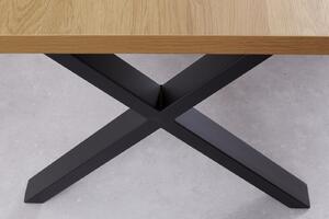 Jedálenský stôl LAFT X 180 cm - prírodná