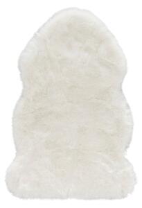 Biela umelá kožušina Mint Rugs Uni Soft, 170 × 120 cm