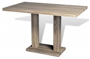 Jedálenský stôl, MDF, dekor dub