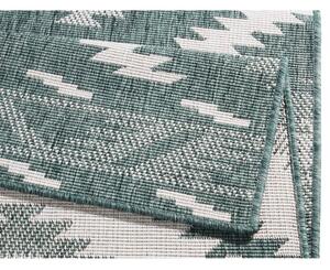 Zeleno-krémový vonkajší koberec NORTHRUGS Malibu, 290 x 200 cm