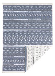 Modro-krémový vonkajší koberec NORTHRUGS Kuba, 170 x 120 cm