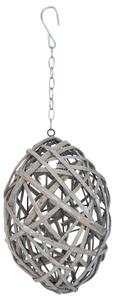 Dekorácie závesné ratanové vajcia - Ø 20 * 30 cm - Clayre & Eef