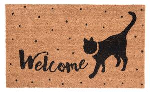 Kokosová rohožka Welcome Cat - 75*45 cm - Clayre & Eef