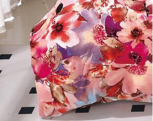 Obliečky mikroplyš FLORANO ružové + plachta 200x220 cm Rozmer obliečky: 2 ks 70 x 80 cm | 200 x 220 cm