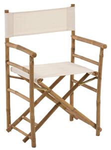 Režisérské kreslo skládací bielé - 44*58*88 cm - J-Line by Jolipa
