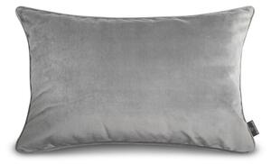Sivá obliečka na vankúš WeLoveBeds Silver, 40 × 60 cm