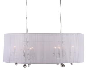 Biely oválny luster Merel White - 100 * 46 * 34 cm / 6 * E14 - Collectione