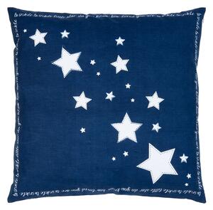 Modrý povlak na polštář Shining for you I - 50*50 cm - Clayre & Eef