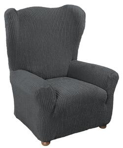 Super strečové poťahy GLAMOUR šedá rohová sedačka (š. 350 - 530 cm)