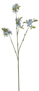 Umelá kvetina vetva s modrým kvetom - 48cm - J-Line by Jolipa