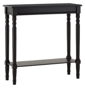 Čierny konzolový stolík z borovicového dreva 30x80 cm Heritage – Premier Housewares