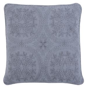 Šedý vintage povlak na vankúš Quilt 181 - 50*50 cm - Clayre & Eef