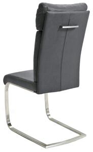 Jedálenská stolička RILEY sivá