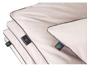Svetlosivá obliečka na perinu na dvojlôžko/predĺžená z egyptskej bavlny 200x220 cm Perla – WeLoveBeds
