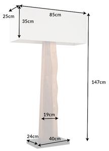Stojaca lampa SPAN 147 cm - béžová