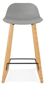 Sivá barová stolička Kokoon Astoria