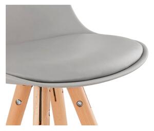 Sivá barová stolička Kokoon Anau, výška 74 cm