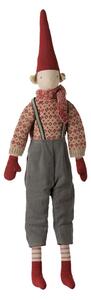 Vianočný škriatok Pixy Knitted sweater and scarf 61 cm – Boy
