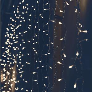 Transparentná LED svetelná reťaz DecoKing Lights, 100 svetielok, dĺžka 8,43 m