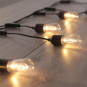 Predĺženie LED svetelnej reťaze DecoKing Bulb, 10 svetielok, dĺžka 3 m
