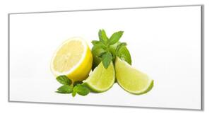 Ochranná doska ovocia limetky, citrón a mäta - 52x60cm / ANO