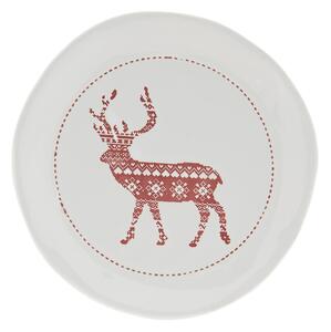 Dezertný tanierik s jeleňom - ​​Ø 20 * 3 cm - Clayre & Eef