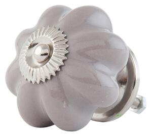 Vintage keramická úchytka Kvetina - Ø 4 cm - Clayre & Eef